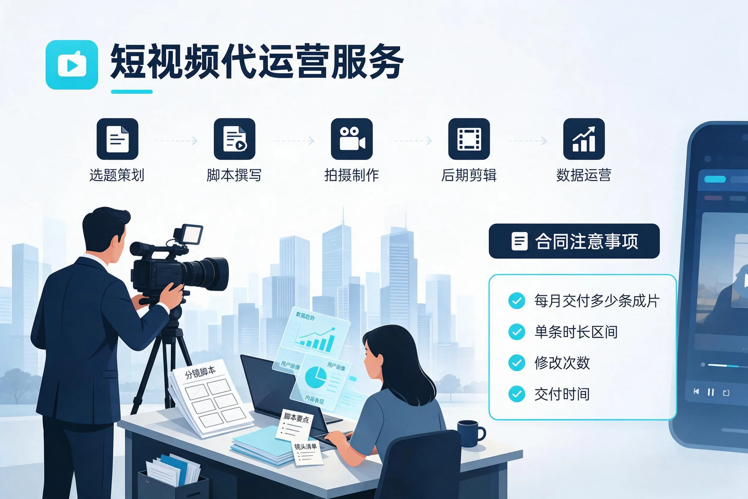 短视频代运营包含哪些服务?浙江企业常见问题科普