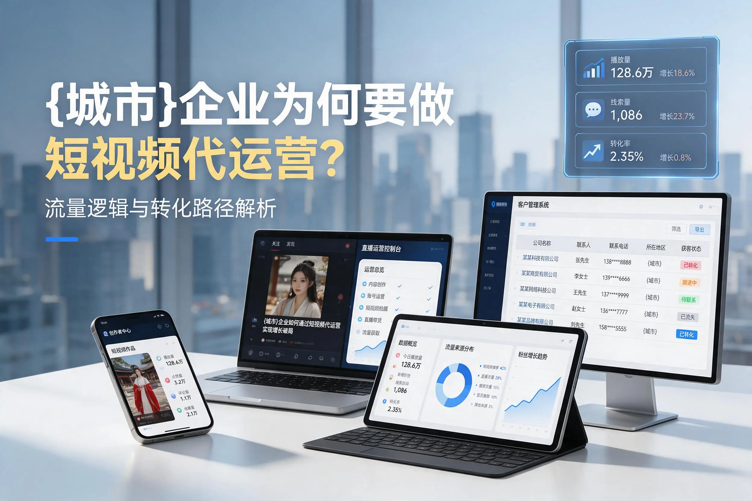 浙江企业为何要做短视频代运营？流量逻辑与转化路径解析