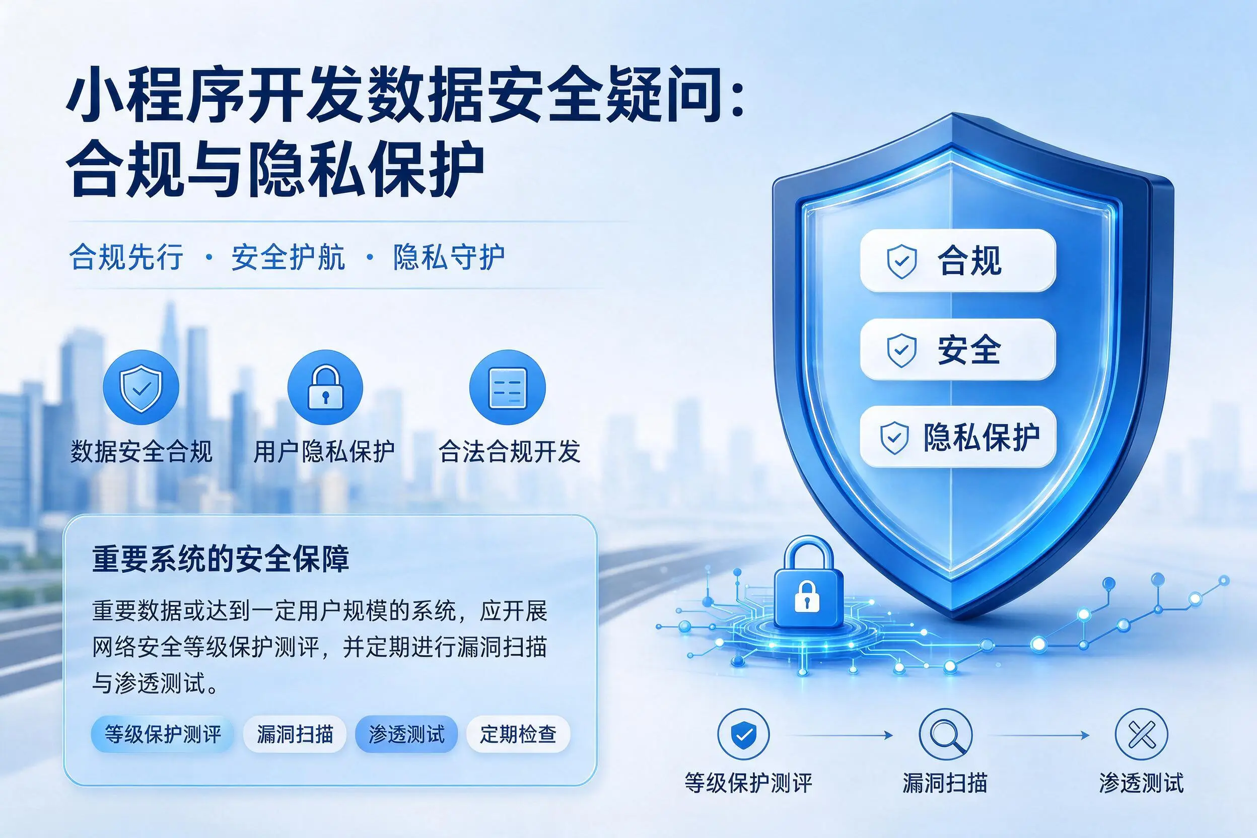 浙江小程序开发数据安全疑问:合规与隐私保护