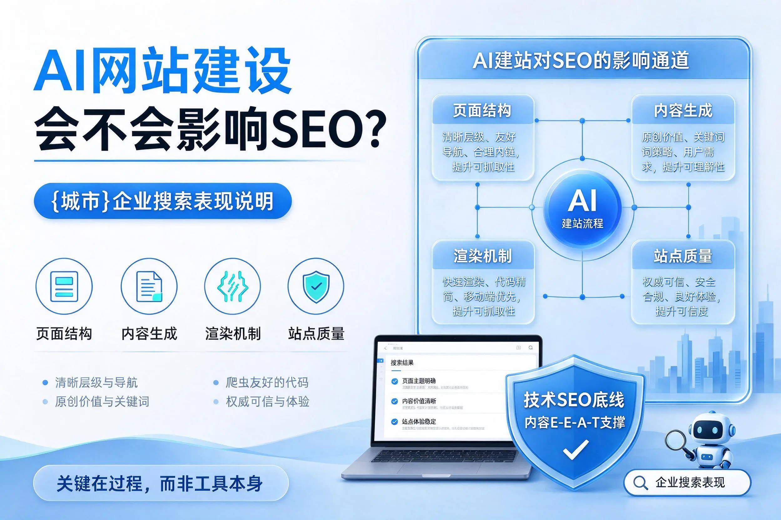 AI网站建设会不会影响SEO?浙江企业搜索表现说明