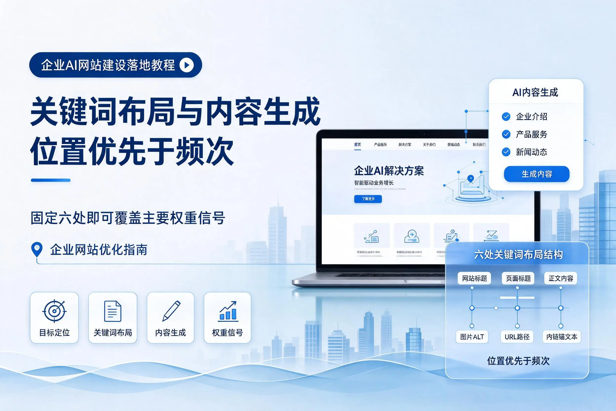 浙江企业AI网站建设落地教程:关键词布局与内容生成