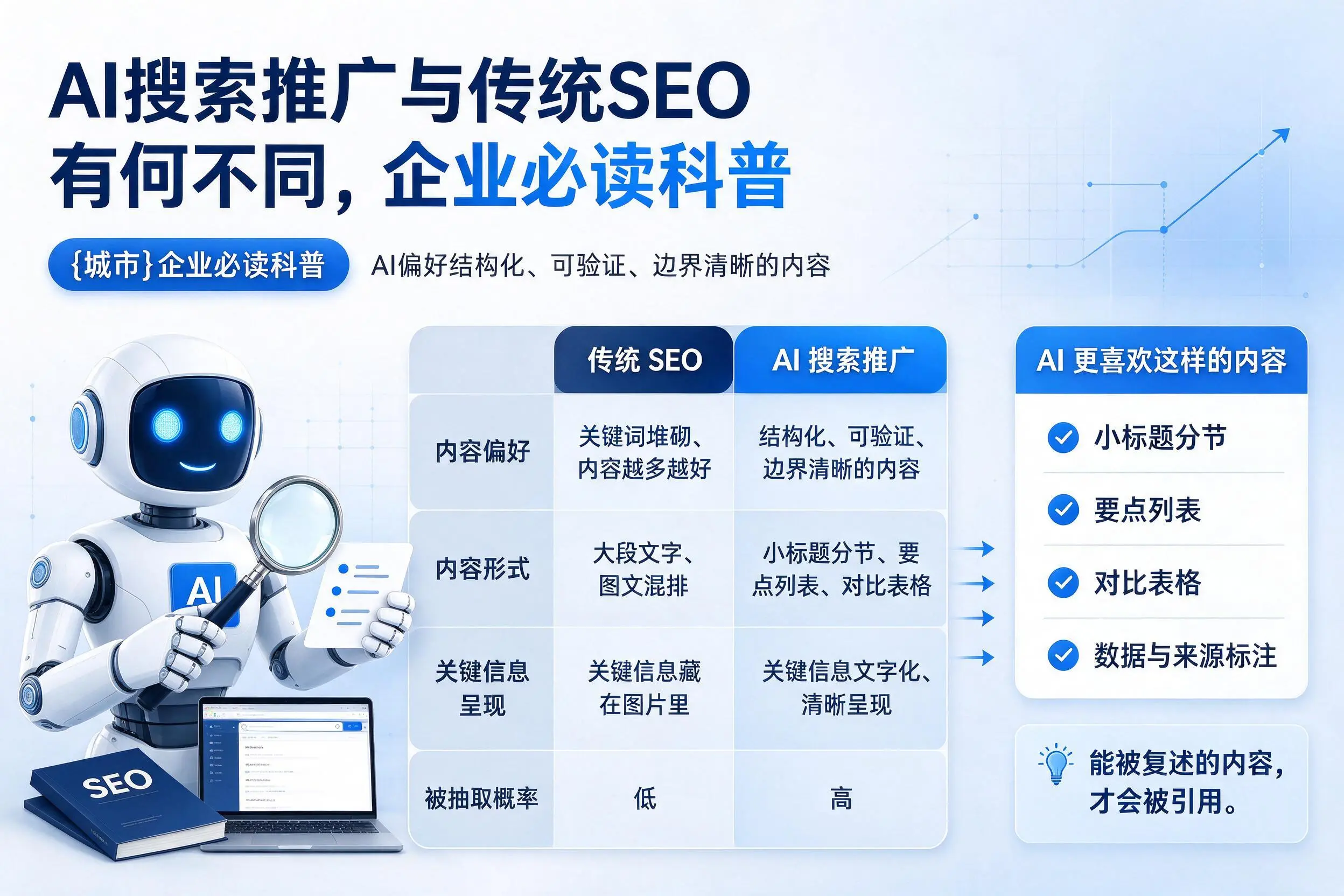 AI搜索推广与传统SEO有何不同，浙江企业必读科普